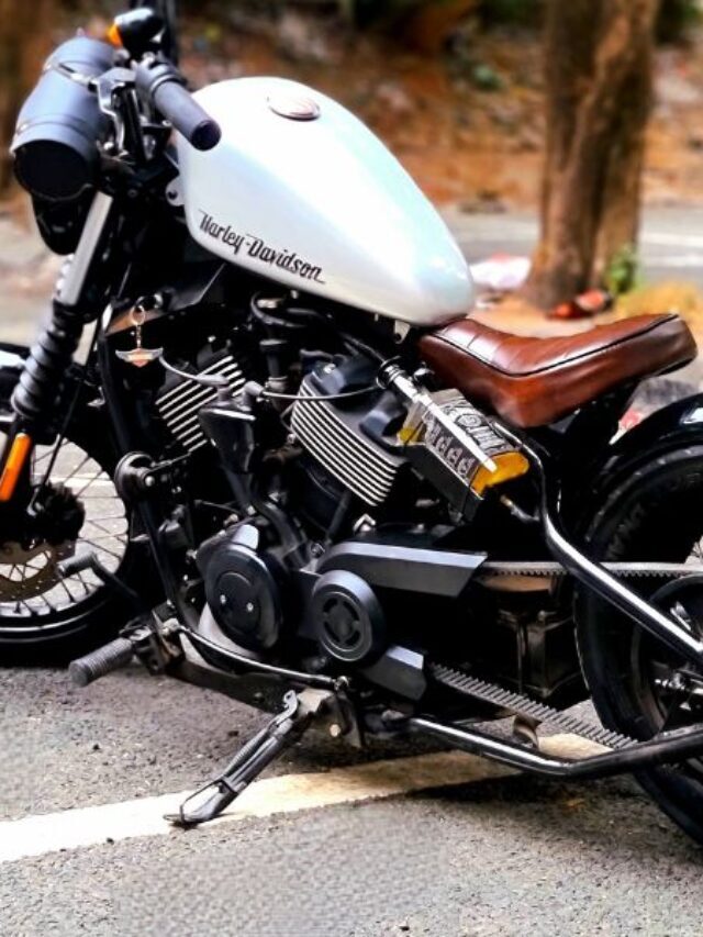 Harley Davidson Street 750 Customized Into A Beautiful Bobber