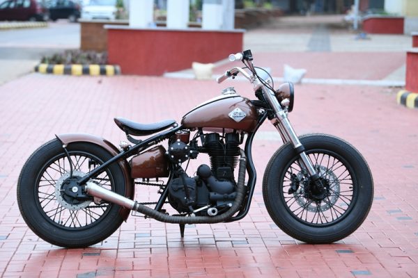 Copperhead custom bobber by Vega choppers